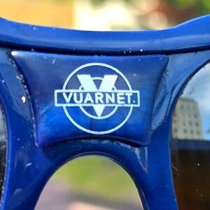 Vintage Vuarnet 002 Nautilux Blue Double Gradient Sunglasses